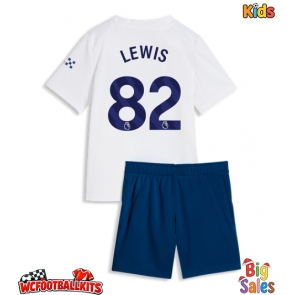 Manchester City Rico Lewis #82 Replica Third Stadium Kit for Kids 2026-27 Short Sleeve (+ pants)